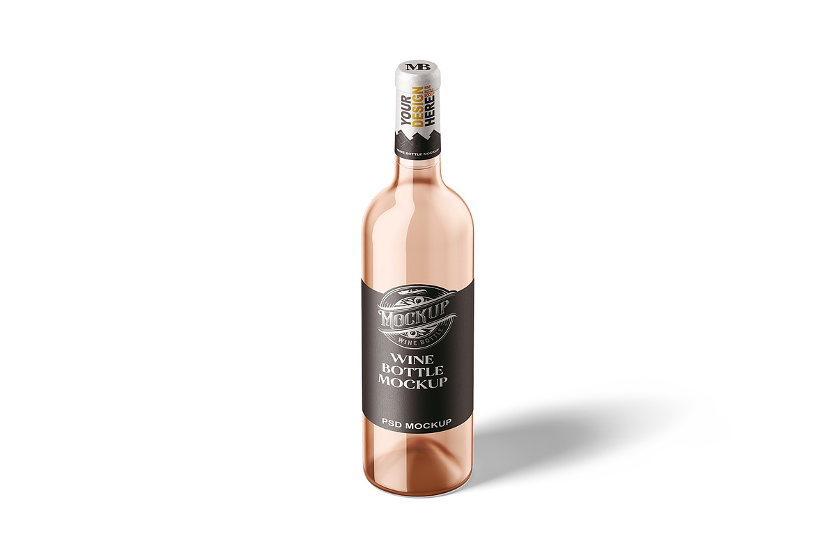 Wine Bottle Mockup, a Product Mockup by mockupbuys (Photo 6 of 8)