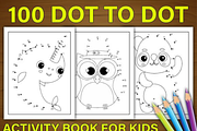 100 Dot to Dot Activity Book for Kid, a Decorative Illustration by Ink Gallery (Thumbnail 1 of 3)
