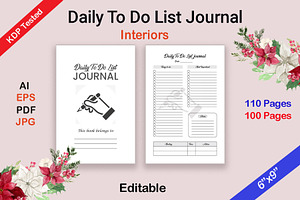 Daily To Do List Journal Paperback