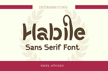 Habile – Sans Serif Font