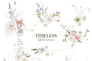 Timeless Blossoms_Watercolor Clipart, an Object Graphic by NikiArts (Thumbnail 5 of 12)
