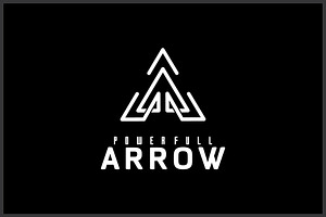 Letter A and Arrow Logo, a Branding & Logo Template by Atlantis X Nurman Arbai