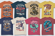 100 Retro Tshirt Designs Bundle #2, a Sport Illustration by roach_graphic (Thumbnail 12 of 14)