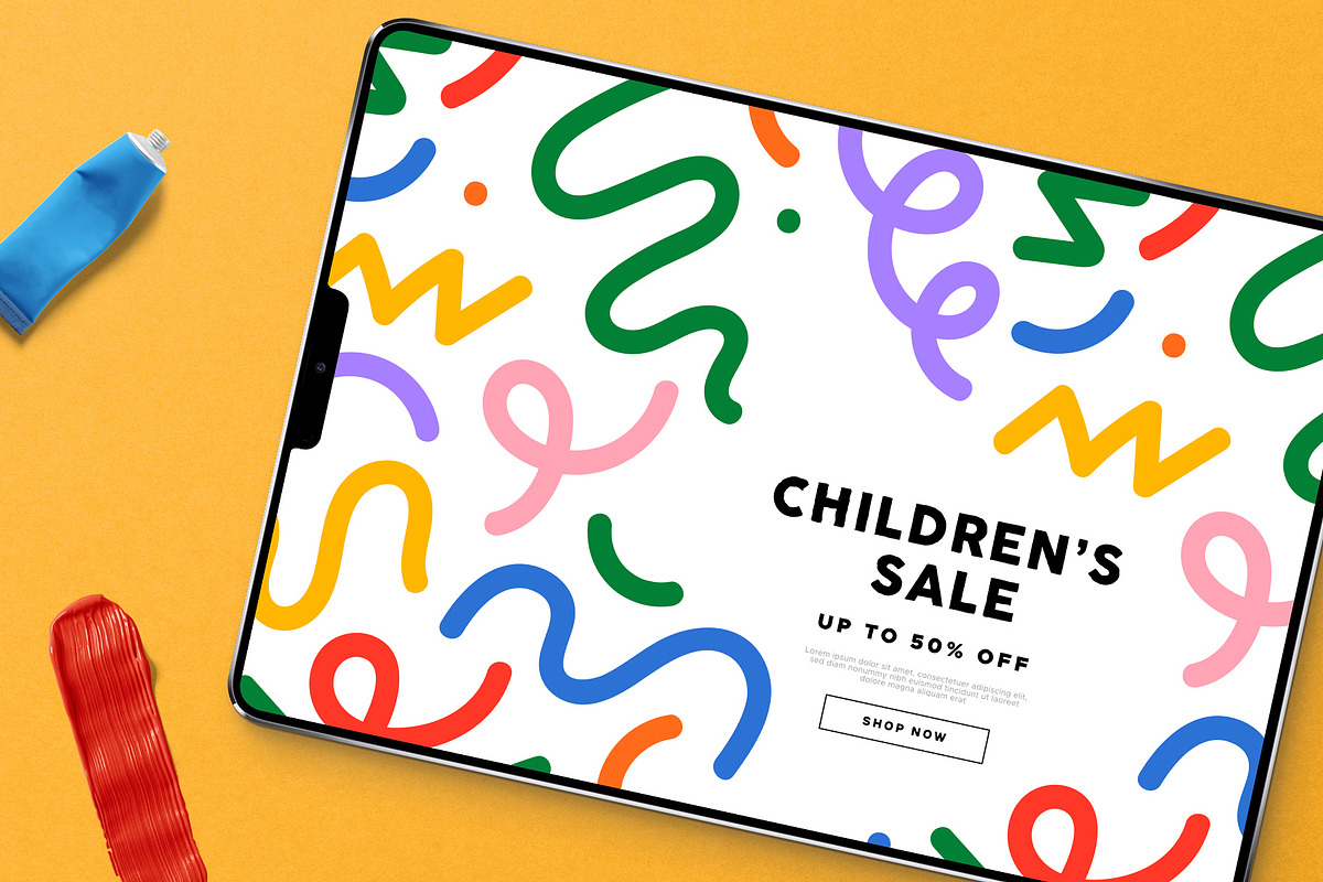 Abstract Kid Pattern Set, a Pattern Graphic by Dedraw Studio (Photo 9 of 12)