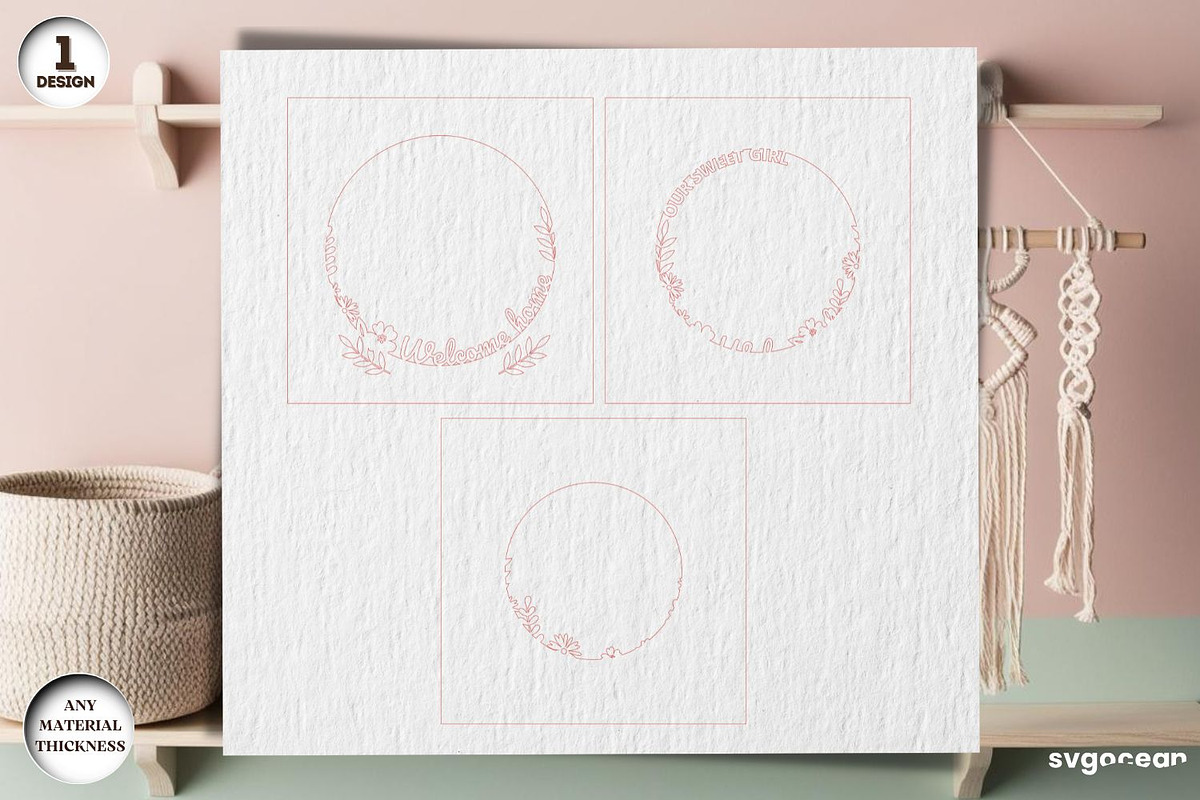 Shadow Box Frames Laser Cut Bundle, a Decorative Illustration by svgocean (Photo 3 of 13)