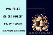 Beige & Black Autumn Clipart, an Illustration by SVGArt (Thumbnail 7 of 8)