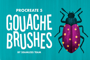 40 GOUACHE BRUSHES FOR PROCREATE