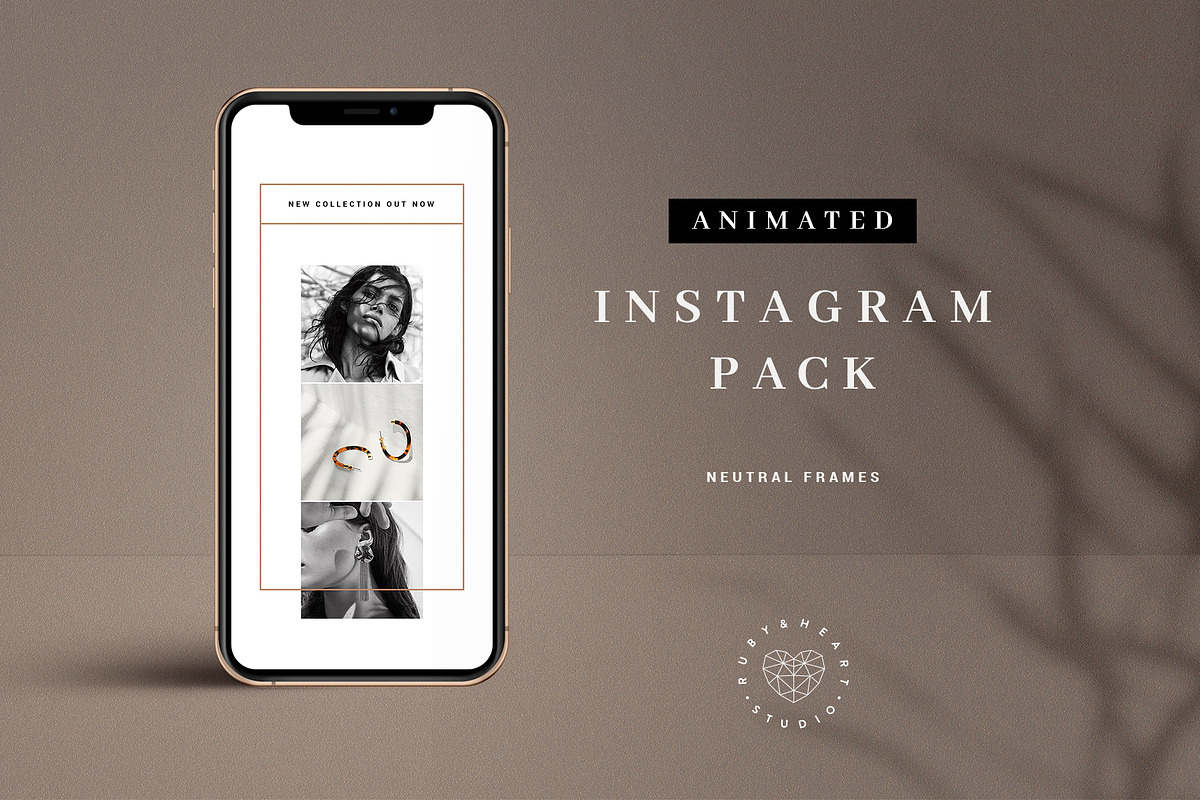 ANIMATED Neutral Instagram Bundle, a Social Media Template by Ruby&Heart Studio (Photo 24 of 31)