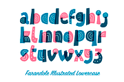 Farandole Layered Color Font 30%OFF, a Font by Francis Chouquet (Thumbnail 9 of 15)