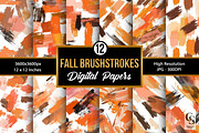 Fall Abstract Brushstrokes Patterns, a Pattern Graphic by Creative Store (Thumbnail 1 of 4)