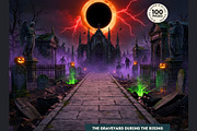 100 Halloween RPG Backdrops, a Seasonal Illustration by ThatsDesignArt (Thumbnail 4 of 19)