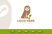 NATURE OWL LOGO, a Branding & Logo Template by Andhnd Studio (Thumbnail 1 of 2)