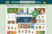 Food & Grocery Shopify 2.0 Theme, a Shopify Template by LogicGo Shopify Experts (Thumbnail 1 of 7)