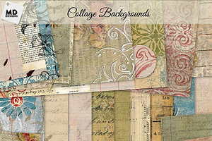 Collage Style Backgrounds