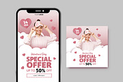 Valentine's Day Digital & Print Pack, a Print Template by McLittle Stock (Thumbnail 4 of 4)