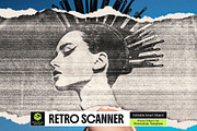 Retro Scanner Photo Effect, a Layer Style Add-On by dokudokunomi (Thumbnail 1 of 5)
