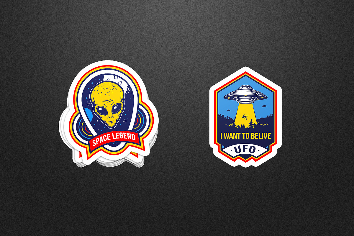 Space badge bundle, a Templates & Theme by DGIM studio (Photo 8 of 9)