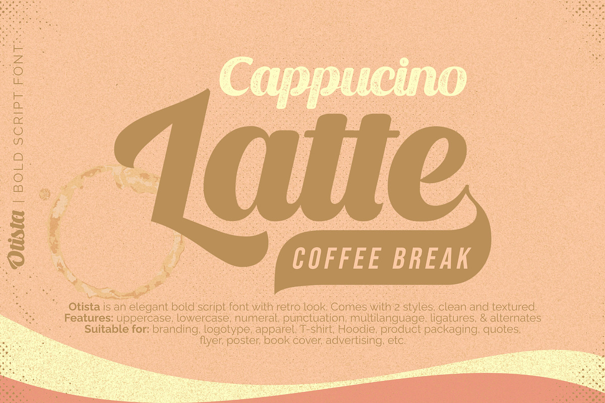 Otista, a Script Font by Omotu Studio (Photo 3 of 14)