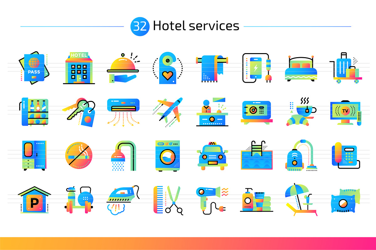 192+ Icons Bundle — GRADICONS (-60%), an Outline Icon by OV11