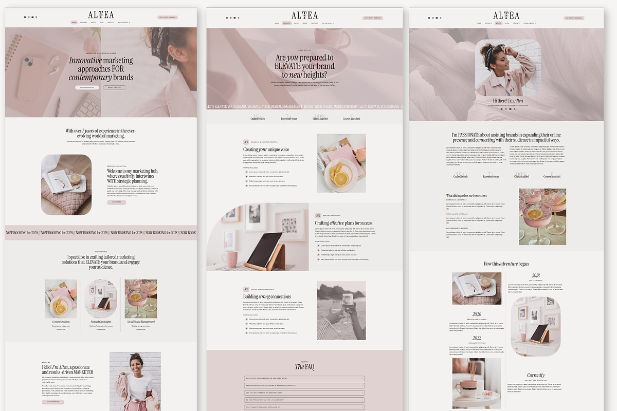 Altea | WordPress, Elementor pro, a WordPress Template by DesignWithCris (Photo 4 of 6)