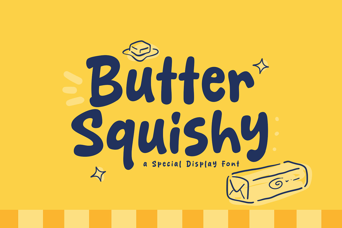 Butter Squishy - A Fun & Cozy Font, a Handwritten Font by khurasan (Photo 1 of 6)