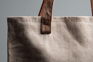 Linen Tote Bag with Rope Handles, a Beauty & Fashion Photo by shahsoft