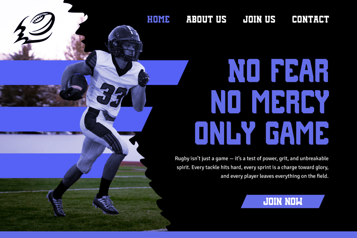 Rugby Squad - Rugby Sport Font, a Font by PutraCetol Studio (Photo 3 of 5)