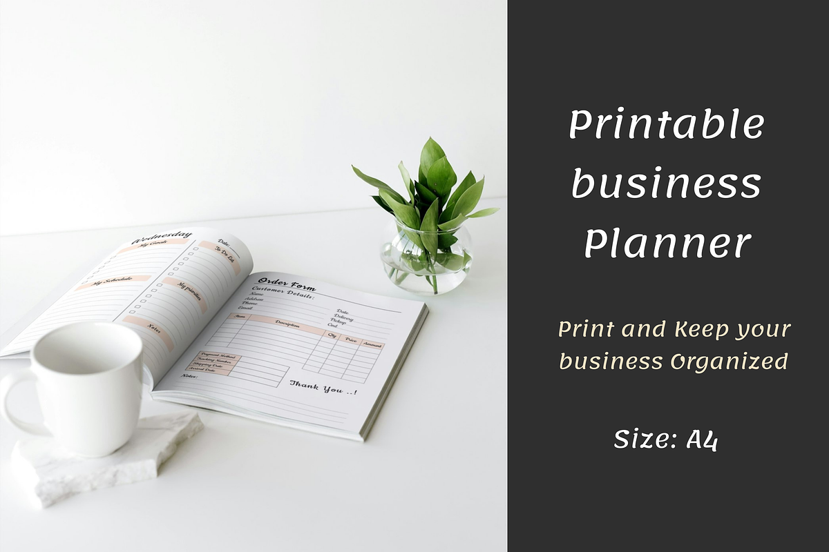 Small Business Planner Template, a Templates & Theme by POC Digital (Photo 4 of 6)