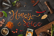 Honey & Spice Script, a Script Font by Heroglyphs Studio (Thumbnail 1 of 5)