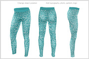 Unisex Leggings Mock Up, a Bottom Mockup by Mockup Up! (Thumbnail 3 of 4)