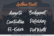 Guthen Bloots, a Script Font by azetypestudios.com (Thumbnail 9 of 21)