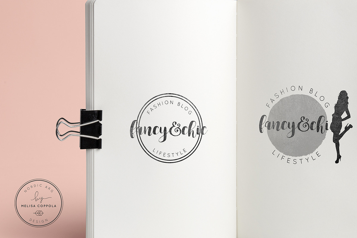 ♡Fancy&Chic Fashion Branding Kit, a Branding & Logo Template by Nordic.Arg (Photo 8 of 9)
