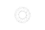 Retro Sunburst Signs Thin Line Icon, an Outline Icon by Bigmouse_art (Thumbnail 6 of 14)