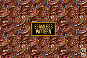 Chocolate Frosting Seamless Texture, a Background Graphic by Creative Store (Thumbnail 4 of 5)
