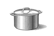 Metal pot with top engravings, an Object Graphic by Irina Trusova (Thumbnail 6 of 7)