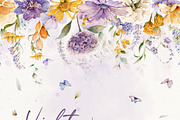 Watercolor Violet Floral Collection, a Decorative Illustration by Damian Roh (Thumbnail 14 of 14)