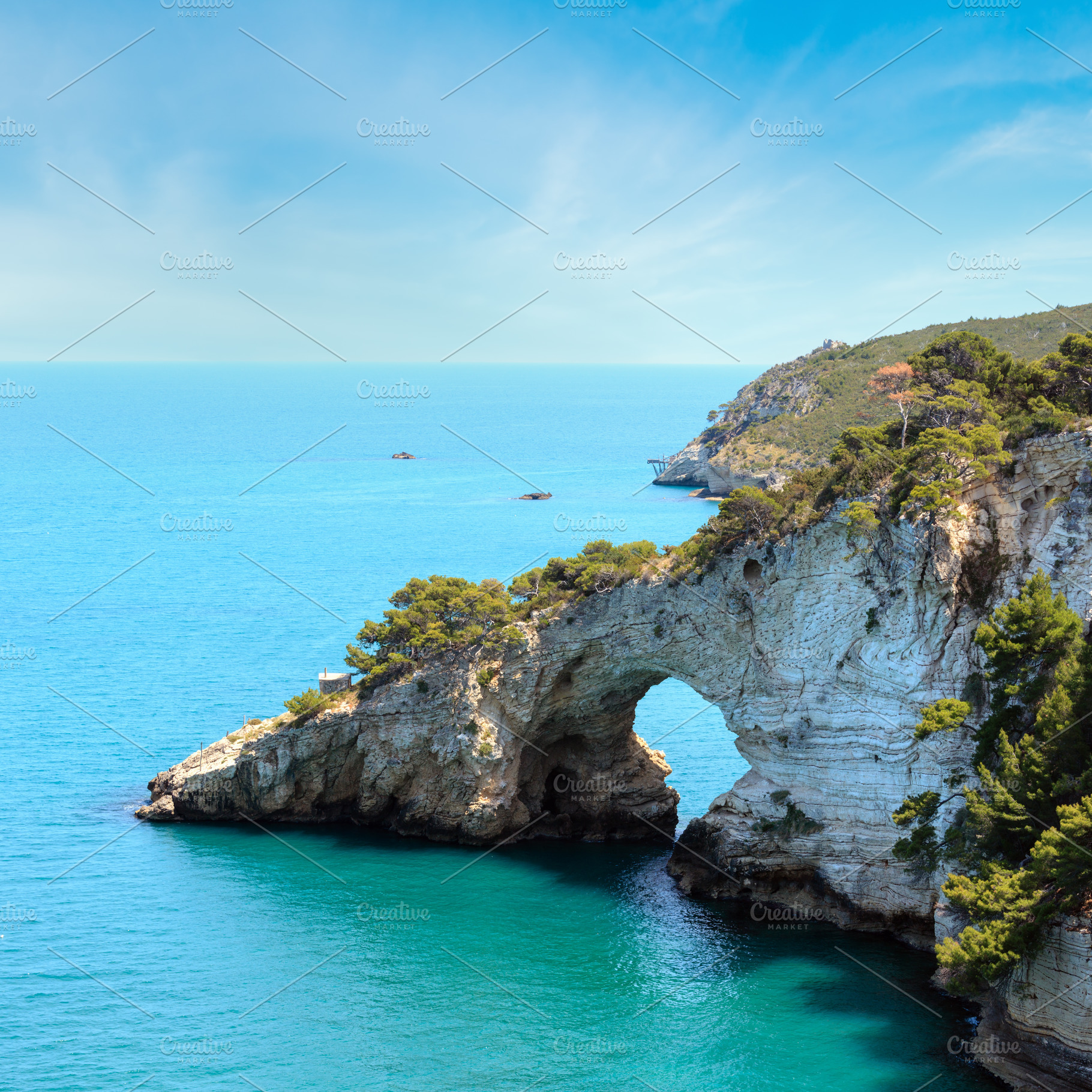 Summer Arch of San Felice, Italy, a Nature Photo by YuriyB