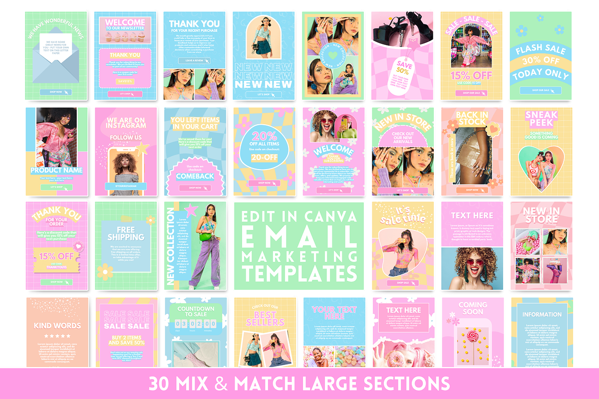 Bright Email Templates, an Email Template by SunshineStudioBoutique (Photo 5 of 9)