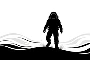 This vector astronaut artwork, an Illustration by Amazin_art (Thumbnail 20 of 30)