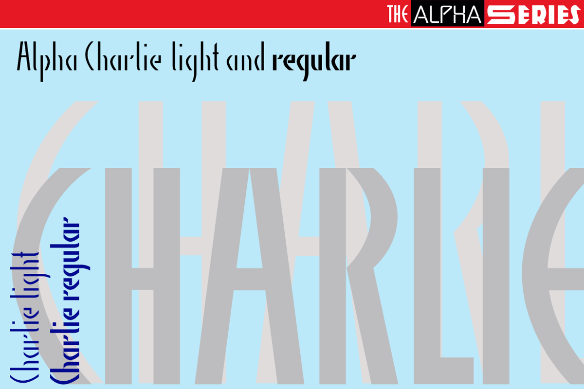 Alpha Series Font Collection preview 3