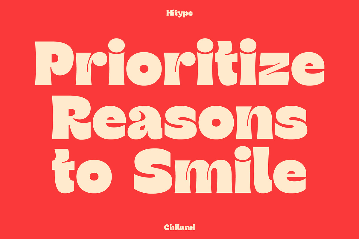 Chiland Display Typeface - Hitype, a Sans Serif Font by Hitype (Photo 4 of 11)