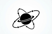 60 Planet Orbit Abstract Silhouette, an Empty State Illustration by Amazin_art (Thumbnail 22 of 35)