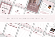 Self-Love Challenge Workbook | Canva, a Magazine Template by Designs by Darowan (Thumbnail 6 of 10)