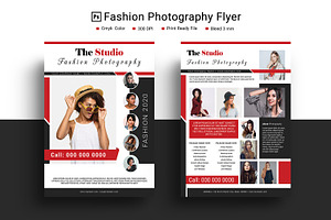 Photography Flyer Template, a Flyer Template by Template Shop