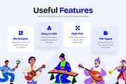 Music Vector Illustration Set, an Object Illustration by Creative Stall (Thumbnail 2 of 8)