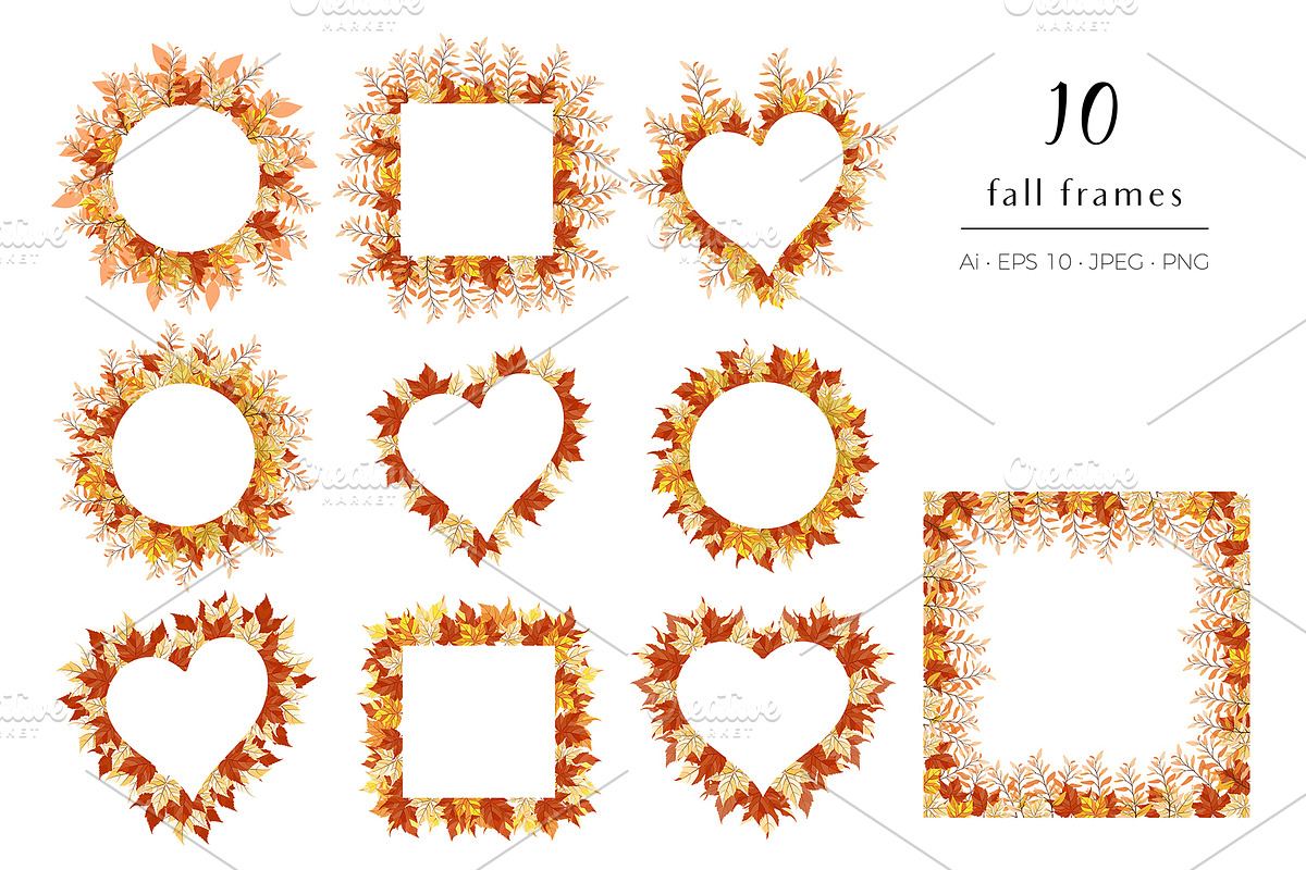 Autumn Kit, a Background Graphic by NKTN graphics (Photo 3 of 7)