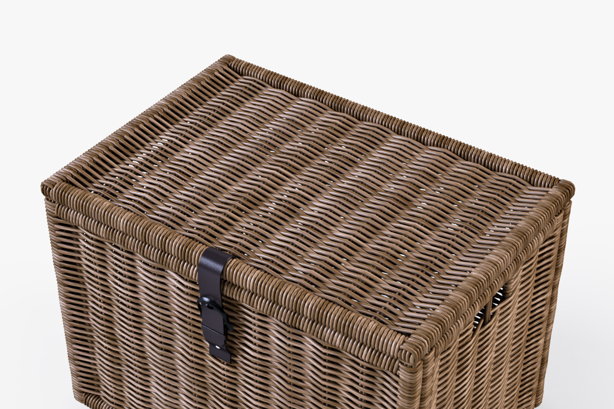 Wicker Rattan Chest Ikea Byholma, an Object 3D Model by Markelos (Photo 2 of 10)
