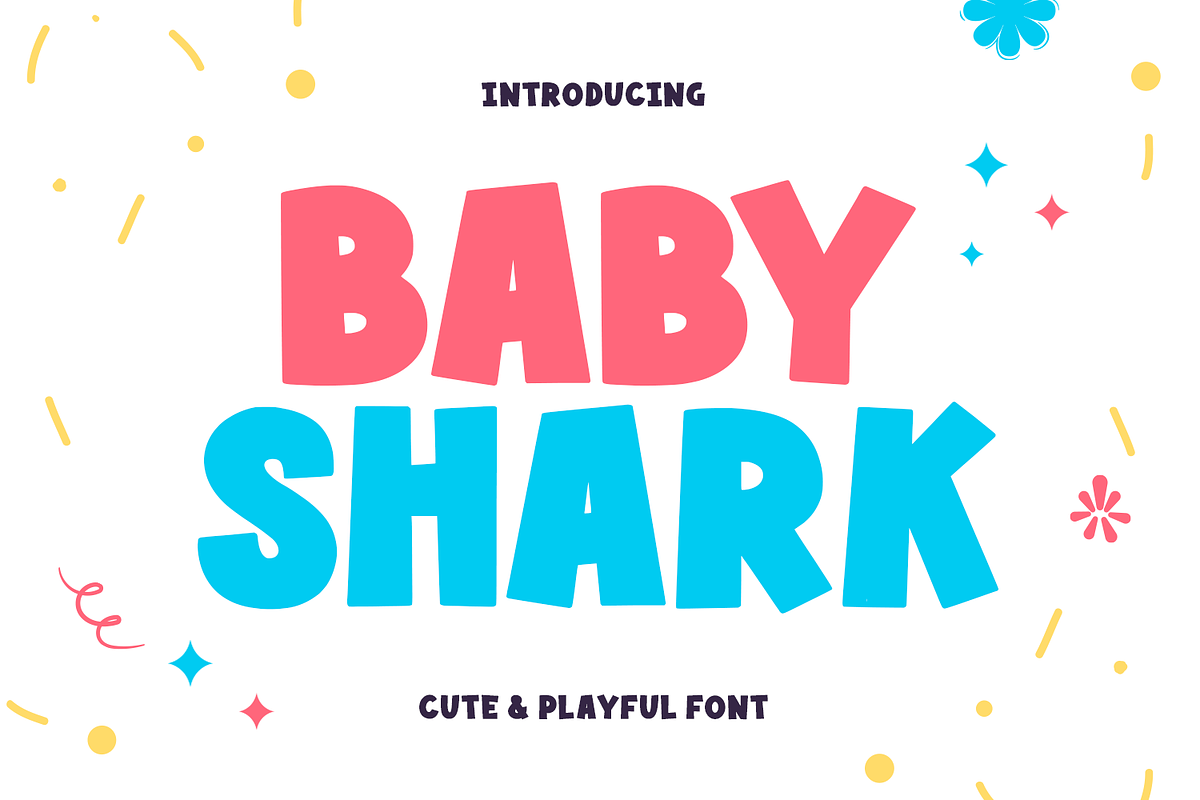 BABY SHARK, a Handwritten Font by Mozatype (Photo 1 of 10)