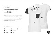 6x Women T-shirt Ghost Mock-ups Set, a Books & Magazine Mockup by Apparel_Mockups (Thumbnail 6 of 23)