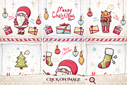 Christmas elements and cards set, an Illustration by Dreaming_Lucy (Thumbnail 5 of 5)
